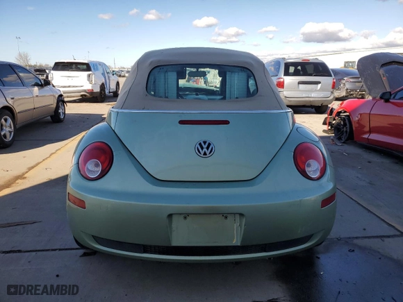 2008 Volkswagen New Beetle Convertible SE with VIN 3VWRG31Y18M406769, listed as a Copart auction lot 44470015 with 98,652 mi miles and Salvage Title. Bid and sale history available at carsss.com. Image 6.