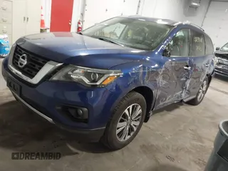 2018 Nissan Pathfinder SL with VIN 5N1DR2MM0JC678517, listed as a IAAI auction lot 42159108 with 93,617 mi miles and . Bid and sale history available at DreamBid. Image 2.