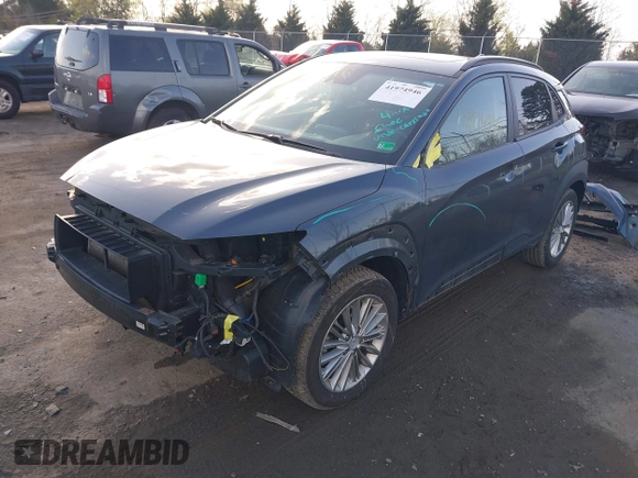 2019 Hyundai Kona SEL with VIN KM8K6CAA4KU255600, listed as a IAAI auction lot 41974946 with 61,339 mi miles. Bid and sale history available at carsss.com. Image 18.