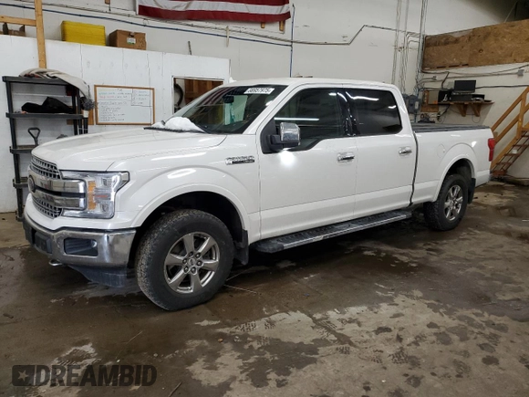 2018 Ford F-150 XL with VIN 1FTFW1EG6JFC02053, listed as a Copart auction lot 88957975 with 222,033 mi miles and Salvage Title. Bid and sale history available at carsss.com. Image 1.
