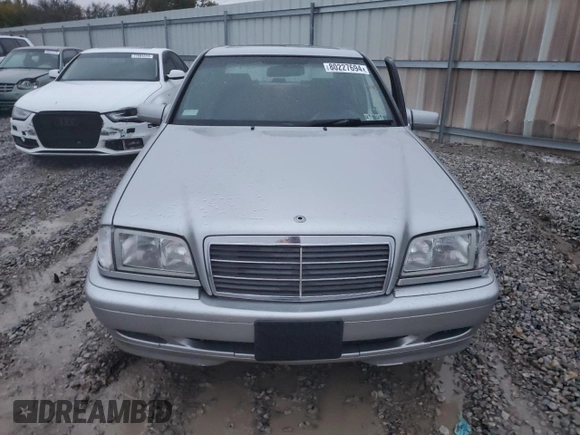 1999 Mercedes-Benz C 230/260/280/320 with VIN WDBHA24G1XA756393, listed as a Copart auction lot 80227694 with 123,520 mi miles and Salvage Title. Bid and sale history available at carsss.com. Image 5.