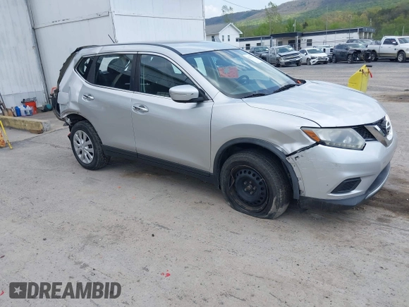 2015 Nissan Rogue SV with VIN KNMAT2MV2FP522769, listed as a IAAI auction lot 42117415 with 124,330 mi miles and . Bid and sale history available at carsss.com. Image 1.
