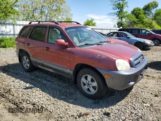 2005 Hyundai Santa Fe GLS with VIN KM8SC73D35U975899, listed as a Copart auction lot 56174615 with 182,798 mi miles and Salvage title. Bid and sale history available at DreamBid. Image 4.
