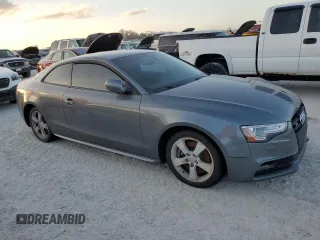 2014 Audi S5 Premium Plus with VIN WAUCGAFR7EA011581, listed as a Copart auction lot 75203614 with 0 mi miles and Salvage Title. Bid and sale history available at carsss.com. Image 4.