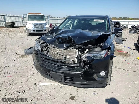 2019 Chevrolet Traverse RS with VIN 1GNERJKX2KJ197513, listed as a Copart auction lot 76893184 with 127,101 mi miles and Salvage Title. Bid and sale history available at carsss.com. Image 12.