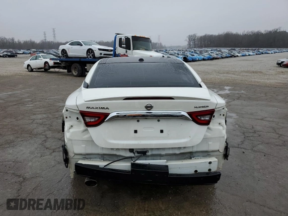 2017 Nissan Maxima S with VIN 1N4AA6AP6HC379649, listed as a Copart auction lot 43434295 with 115,343 mi miles and Salvage Title. Bid and sale history available at DreamBid. Image 6.