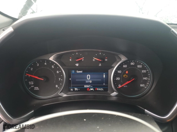 2021 Chevrolet Equinox LT with VIN 3GNAXKEV7ML304586, listed as a Copart auction lot 87655725 with 62,847 mi miles and Salvage Title. Bid and sale history available at carsss.com. Image 9.