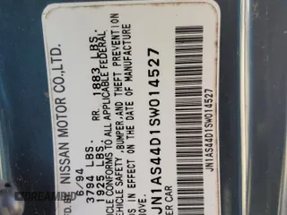 1995 Nissan 240SX z VIN JN1AS44D1SW014527, wystawiony jako Copart lot #54392065 z przebiegiem 197 136 mil mil oraz Tytuł czysty. Historia ofert i sprzedaży dostępna na DreamBid. Obrazek 12.