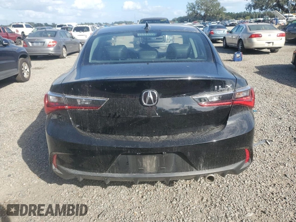 2022 Acura ILX Premium with VIN 19UDE2F73NA003903, listed as a Copart auction lot 80282744 with 34,671 mi miles and Non Repairable. Bid and sale history available at DreamBid. Image 6.