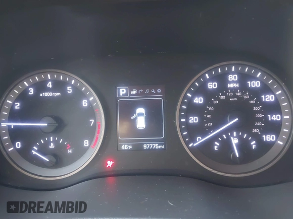 2016 Hyundai Tucson Limited with VIN KM8J33A29GU051038, listed as a IAAI auction lot 41995825 with 97,775 mi miles. Bid and sale history available at carsss.com. Image 7.