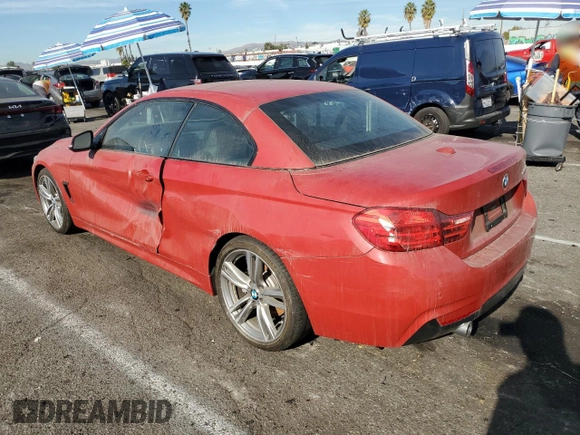2016 BMW 4 Series 435i z VIN WBA3T3C57G5A41364, wystawiony jako Copart lot #85816774 z przebiegiem 23 994 mil mil oraz Szkoda całkowita • Salvage title. Historia ofert i sprzedaży dostępna na DreamBid. Obrazek 2.