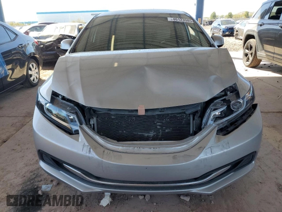 2013 Honda Civic LX with VIN 2HGFB2F53DH527388, listed as a Copart auction lot 46123985 with 146,591 mi miles and Salvage Title. Bid and sale history available at DreamBid. Image 5.