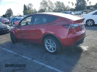 2024 Tesla Model Y Long Range with VIN 7SAYGDEE7RF009984, listed as a Copart auction lot 41662185 with Not Provided miles and Salvage Title. Bid and sale history available at DreamBid. Image 2.