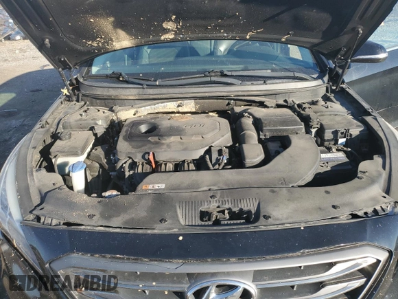 2017 Hyundai Sonata Sport with VIN 5NPE34AF1HH529303, listed as a Copart auction lot 46721245 with 81,428 mi miles and Salvage Title. Bid and sale history available at DreamBid. Image 11.