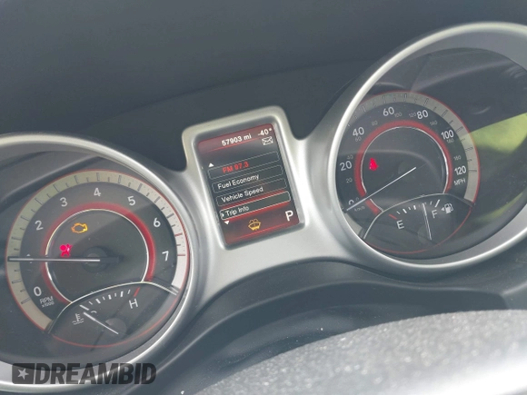 2019 Dodge Journey SE with VIN 3C4PDCBBXKT707700, listed as a IAAI auction lot 42038474 with 57,903 mi miles and . Bid and sale history available at DreamBid. Image 7.