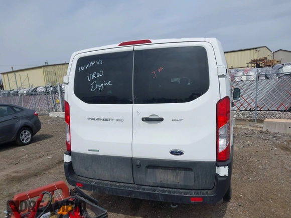2023 Ford Transit Passenger XL with VIN 1FBAX2YG0PKA92257, listed as a IAAI auction lot 41996145 with 61,932 mi miles and . Bid and sale history available at DreamBid. Image 16.
