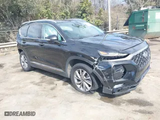 2020 Hyundai Santa Fe Limited with VIN 5NMS53AD2LH266928, listed as a IAAI auction lot 41699163 with 61,313 mi miles. Bid and sale history available at carsss.com. Image 1.