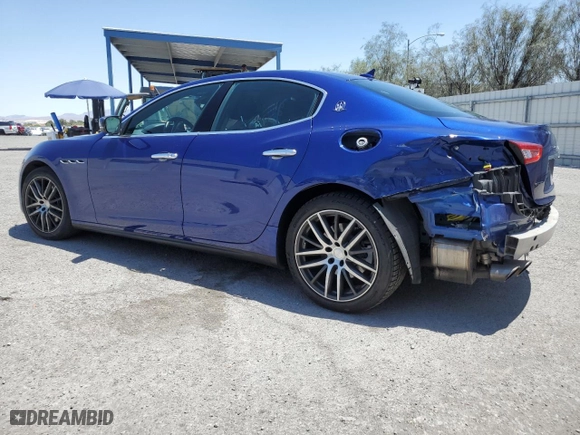 2019 Maserati Ghibli with VIN ZAM57XSA9K1322189, listed as a Copart auction lot 55374484 with 22,937 mi miles and Salvage Title. Bid and sale history available at carsss.com. Image 2.