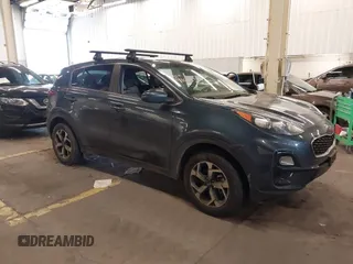 2021 Kia Sportage LX with VIN KNDPMCAC6M7913730, listed as a IAAI auction lot 41644714 with 89,191 mi miles. Bid and sale history available at carsss.com. Image 1.