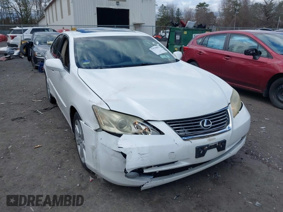 2008 Lexus ES 350 with VIN JTHBJ46G682196042, listed as a IAAI auction lot 42018692 with 163,023 mi miles. Bid and sale history available at carsss.com. Image 6.