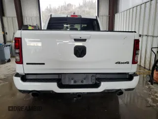 2022 Ram 1500 Big Horn with VIN 1C6SRFFT1NN137100, listed as a Copart auction lot 50770905 with 32,699 mi miles and Salvage Title. Bid and sale history available at carsss.com. Image 6.
