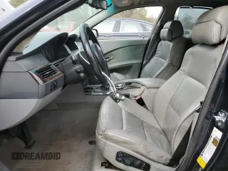 2007 BMW 5 Series 550i with VIN WBANB53537CP03814, listed as a Copart auction lot 47264345 with 203,544 mi miles and Clean Title. Bid and sale history available at DreamBid. Image 7.
