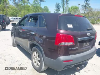 2011 Kia Sorento LX with VIN 5XYKT3A13BG084952, listed as a IAAI auction lot 42061498 with 284,445 mi miles. Bid and sale history available at carsss.com. Image 3.