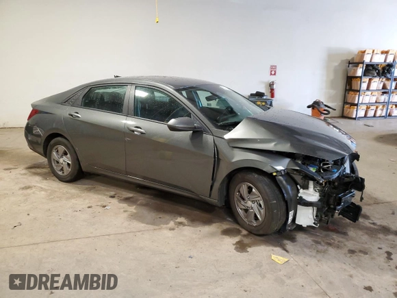 2024 Hyundai Elantra SE with VIN KMHLL4DG2RU809861, listed as a Copart auction lot 85215134 with 4,906 mi miles and Salvage Title. Bid and sale history available at DreamBid. Image 4.