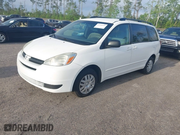 2005 Toyota Sienna CE with VIN 5TDZA23C45S278930, listed as a IAAI auction lot 41954153 with 163,911 mi miles. Bid and sale history available at carsss.com. Image 2.