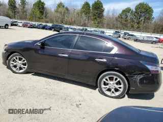 2014 Nissan Maxima S with VIN 1N4AA5AP6EC476727, listed as a Copart auction lot 49458125 with 141,656 mi miles and Salvage title. Bid and sale history available at DreamBid. Image 2.