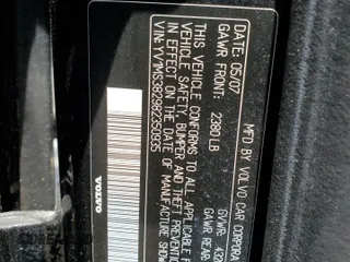 2008 Volvo S40 2.4L z VIN YV1MS382982350935, wystawiony jako Copart lot #60416945 z przebiegiem 77 593 mil mil oraz Szkoda całkowita • Salvage title. Historia ofert i sprzedaży dostępna na DreamBid. Obrazek 12.