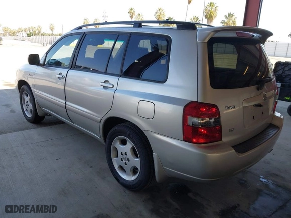2005 Toyota Highlander with VIN JTEDP21AX50077168, listed as a IAAI auction lot 41885811 with 193,520 mi miles. Bid and sale history available at carsss.com. Image 3.