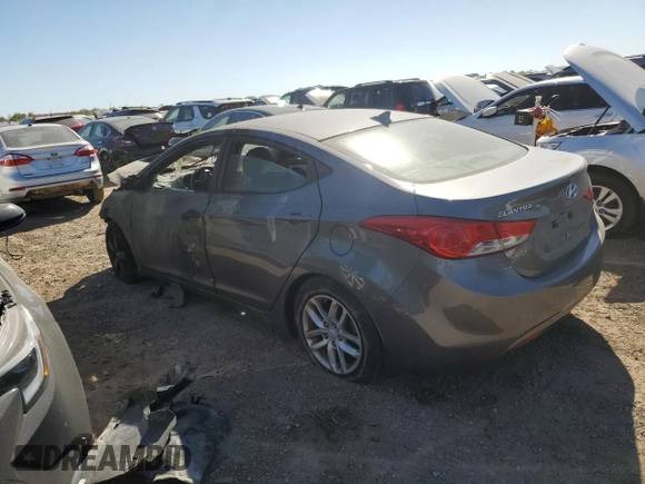 2013 Hyundai Elantra Limited z VIN 5NPDH4AE1DH412335, wystawiony jako Copart lot #74280574 z przebiegiem Nie podano mil oraz Szkoda całkowita • Salvage title. Historia ofert i sprzedaży dostępna na DreamBid. Obrazek 2.