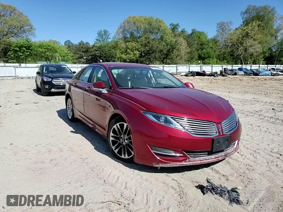 2014 Lincoln MKZ with VIN 3LN6L2GK4ER817320, listed as a Copart auction lot 54834135 with 76,439 mi miles and Salvage title. Bid and sale history available at DreamBid. Image 13.