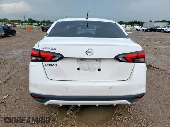 2021 Nissan Versa S with VIN 3N1CN8DVXML895737, listed as a Copart auction lot 60510795 with 47,272 mi miles and Salvage title. Bid and sale history available at DreamBid. Image 6.