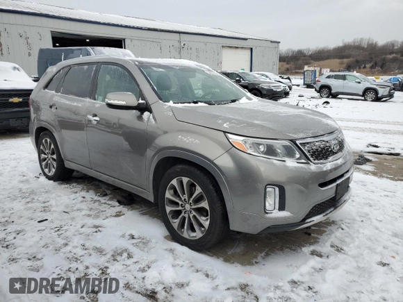 2015 Kia Sorento SX with VIN 5XYKW4A71FG578668, listed as a Copart auction lot 89396265 with 148,116 mi miles and Clean Title. Bid and sale history available at carsss.com. Image 4.