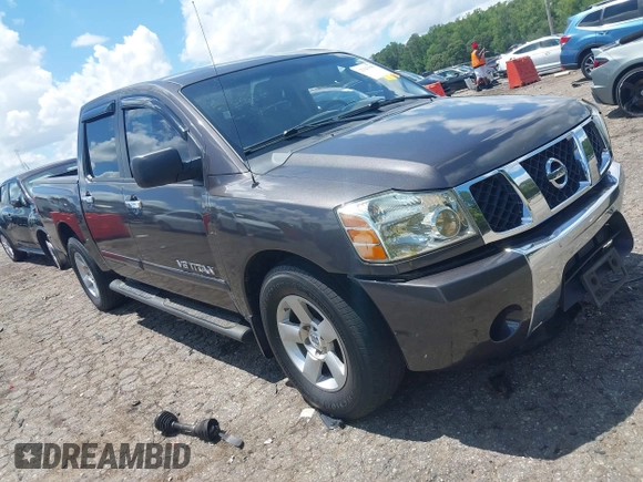 2007 Nissan Titan SE with VIN 1N6BA07A87N243506, listed as a IAAI auction lot 42488043 with 289,175 mi miles and . Bid and sale history available at DreamBid. Image 1.