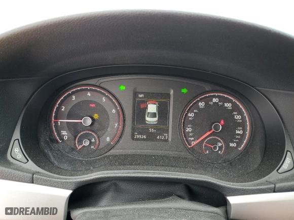 2021 Volkswagen Passat 2.0T S with VIN 1VWAA7A31MC011559, listed as a Copart auction lot 41795995 with 29,926 mi miles and Salvage Title. Bid and sale history available at carsss.com. Image 9.