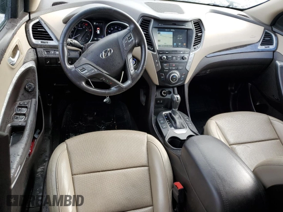2017 Hyundai Santa Fe 2.4L with VIN 5XYZUDLB0HG471541, listed as a Copart auction lot 55471745 with 112,002 mi miles and Salvage title. Bid and sale history available at DreamBid. Image 8.