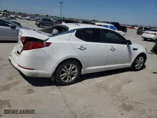 2013 Kia Optima EX with VIN 5XXGN4A75DG100148, listed as a Copart auction lot 53297565 with 160,553 mi miles and Salvage Title. Bid and sale history available at carsss.com. Image 3.