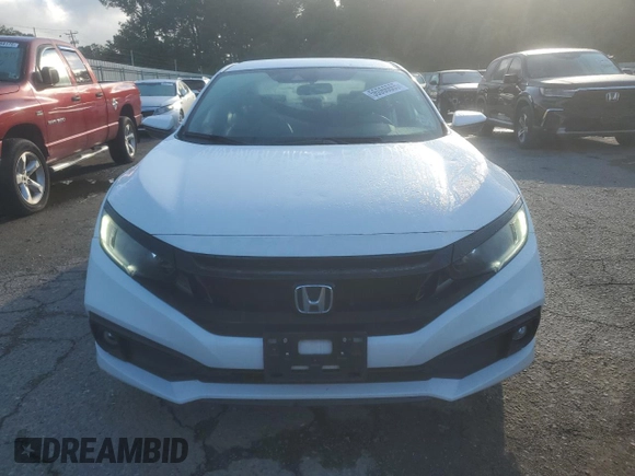 2019 Honda Civic Sport with VIN 19XFC2F86KE005255, listed as a Copart auction lot 56066665 with 60,269 mi miles and Salvage title. Bid and sale history available at DreamBid. Image 5.