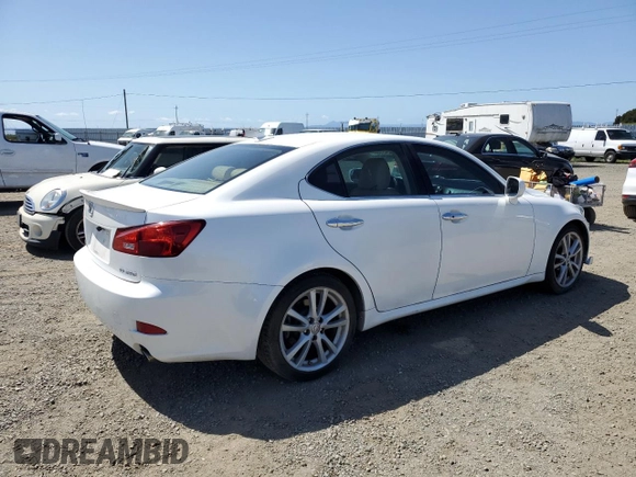 2006 Lexus IS 250 Manual with VIN JTHBK262862020497, listed as a Copart auction lot 52435685 with 126,881 mi miles and Clean Title. Bid and sale history available at carsss.com. Image 3.