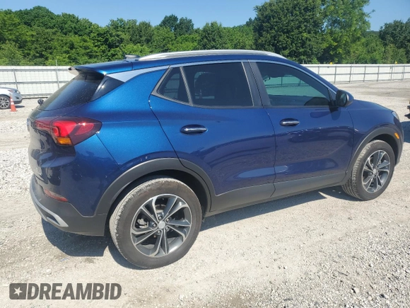 2023 Buick Encore GX Select with VIN KL4MMDS24PB091911, listed as a Copart auction lot 59060415 with 39,201 mi miles and Salvage title. Bid and sale history available at DreamBid. Image 3.