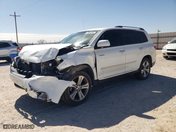 2011 Toyota Highlander Limited with VIN 5TDYK3EH4BS048257, listed as a Copart auction lot 46953495 with 167,037 mi miles and Salvage Title. Bid and sale history available at carsss.com. Image 1.