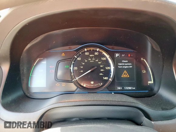 2019 Hyundai Ioniq Blue z VIN KMHC65LC8KU176042, wystawiony jako Copart lot #52925975 z przebiegiem 172 961 mil mil oraz Tytuł czysty. Historia ofert i sprzedaży dostępna na DreamBid. Obrazek 9.