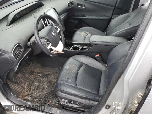 2018 Toyota Prius Two with VIN JTDKARFU6J3058523, listed as a Copart auction lot 51762185 with 111,745 mi miles and Salvage Title. Bid and sale history available at DreamBid. Image 7.
