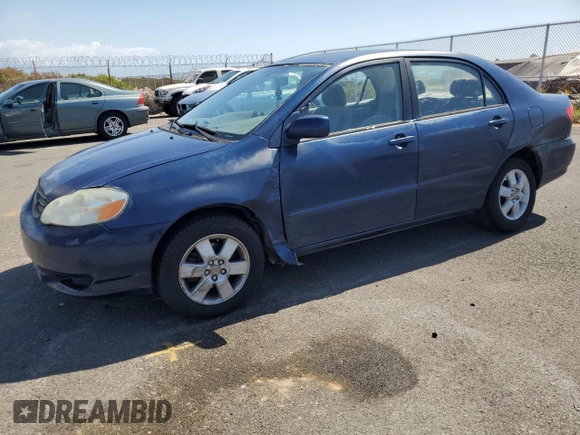2004 Toyota Corolla CE with VIN 1NXBR38E84Z258728, listed as a Copart auction lot 45179905 with 148,530 mi miles and Salvage Title. Bid and sale history available at DreamBid. Image 1.