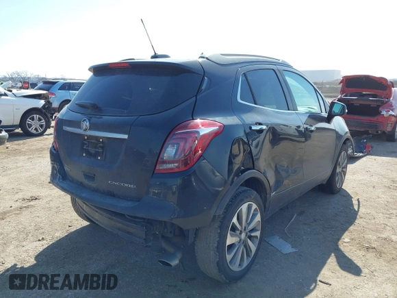 2019 Buick Encore Preferred with VIN KL4CJASB4KB776597, listed as a IAAI auction lot 41578562 with 37,295 mi miles. Bid and sale history available at carsss.com. Image 4.