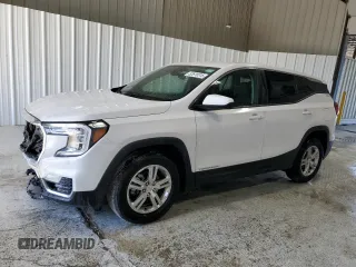 2024 GMC Terrain SLE with VIN 3GKALMEG6RL299751, listed as a Copart auction lot 52618515 with 27,251 mi miles and Clean Title. Bid and sale history available at carsss.com. Image 1.