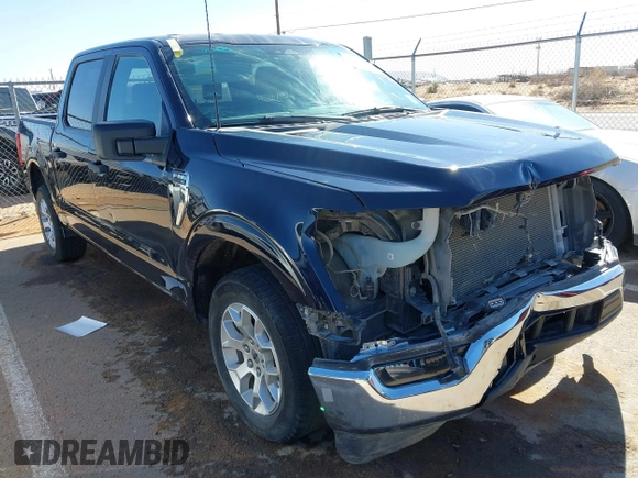 2023 Ford F-150 XL with VIN 1FTEW1C81PKE14835, listed as a IAAI auction lot 41502717 with 47,969 mi miles and . Bid and sale history available at DreamBid. Image 1.